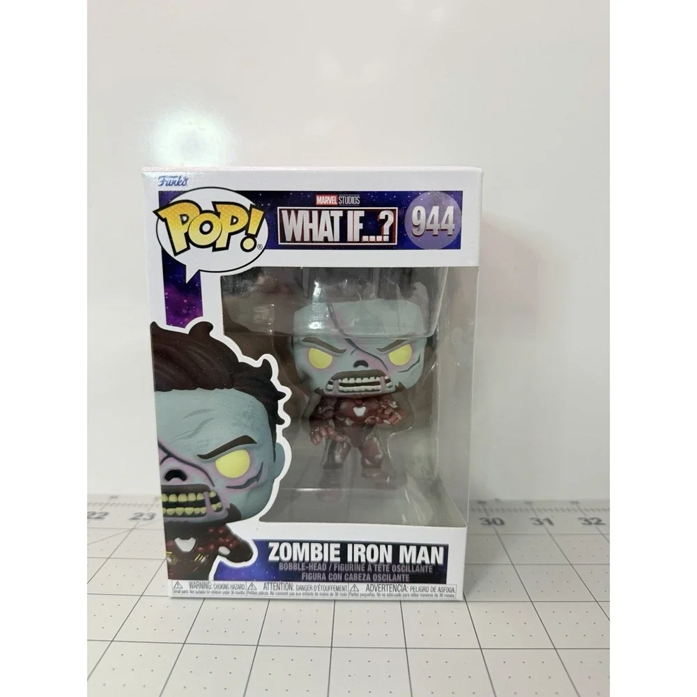 Funko‎ Pop Marvel What If Zombie Iron Man #944 Bobble-Head Vinyl Figure New